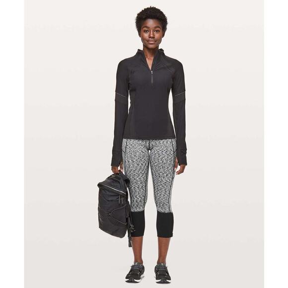 Lululemon Rebel Runner Crop Spaced Out Space Dye Size 12 - Picture 1 of 14
